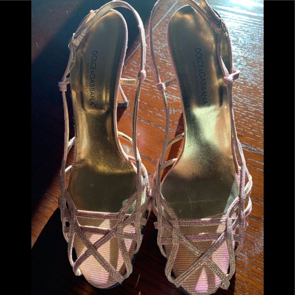 Dolce & Gabbana sparkly heels